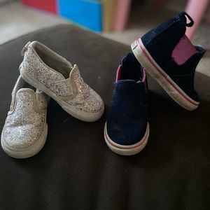 Toddler vans sneaker set (2 pairs)